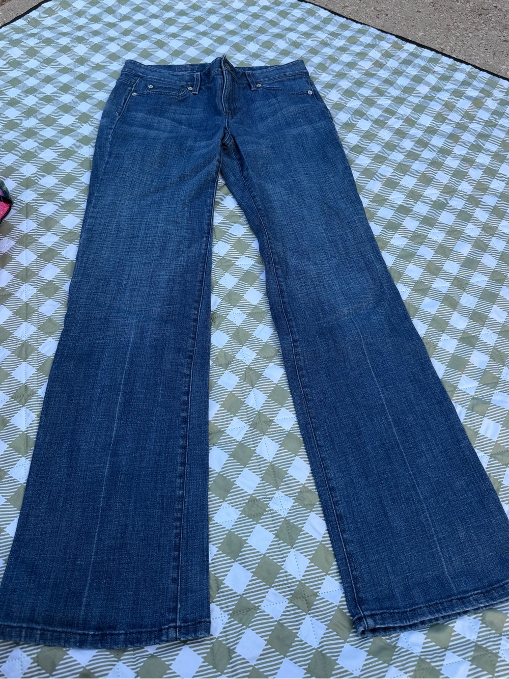 Loft dark wash original bootcut jeans